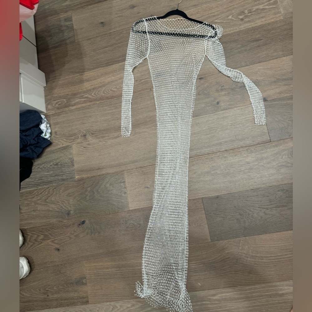 STUNNING CRYSTAL DRESS OVERLAY